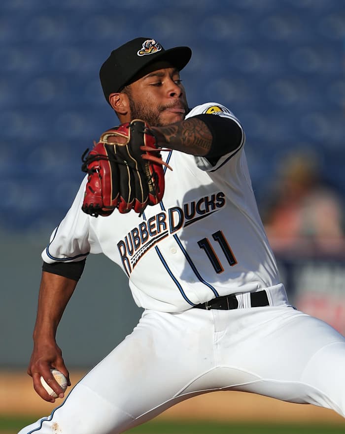 Cleveland Guardians Pitcher Xzavion Curry
